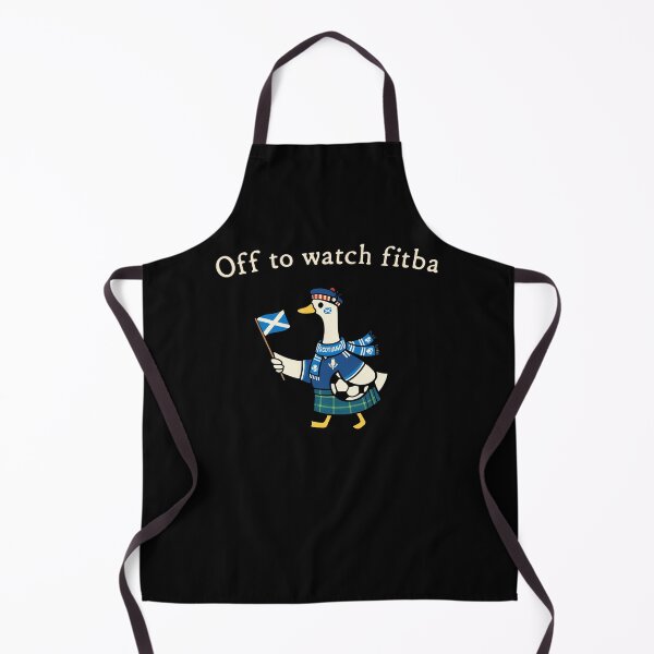 Item preview, Off To Watch Fitba Funny Scottish Football Goose designed and sold by Mind-Drift.
