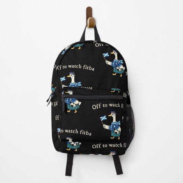 Item preview, Off To Watch Fitba Funny Scottish Football Goose designed and sold by Mind-Drift.