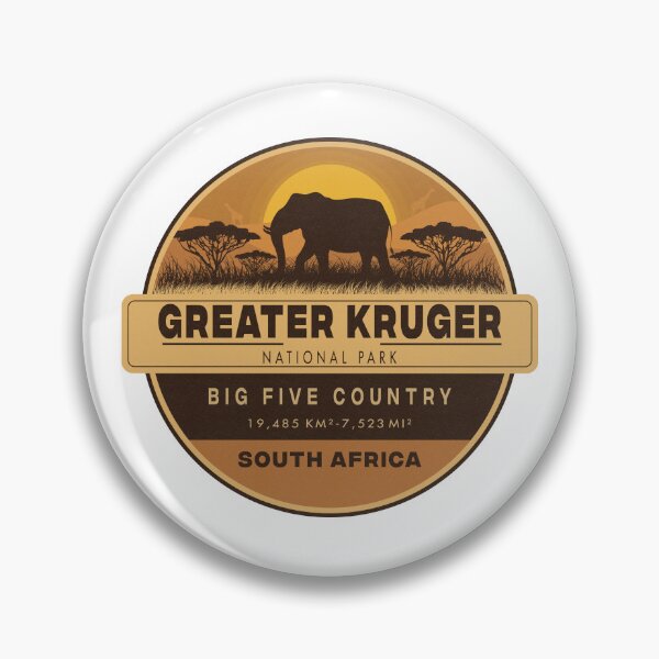 Item preview, Greater Kruger National Park Vintage Safari Badge Design designed and sold by Vale150.