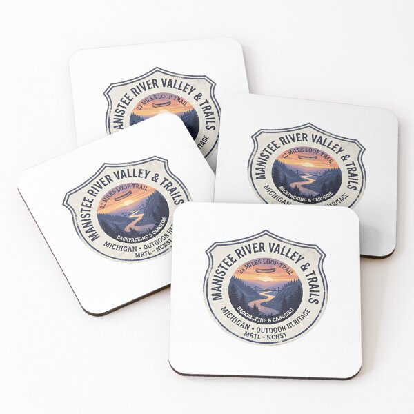 Item preview, Manistee River Valley & Trails Michigan Backpacking Canoeing Hiking designed and sold by Simsimah26Parks.