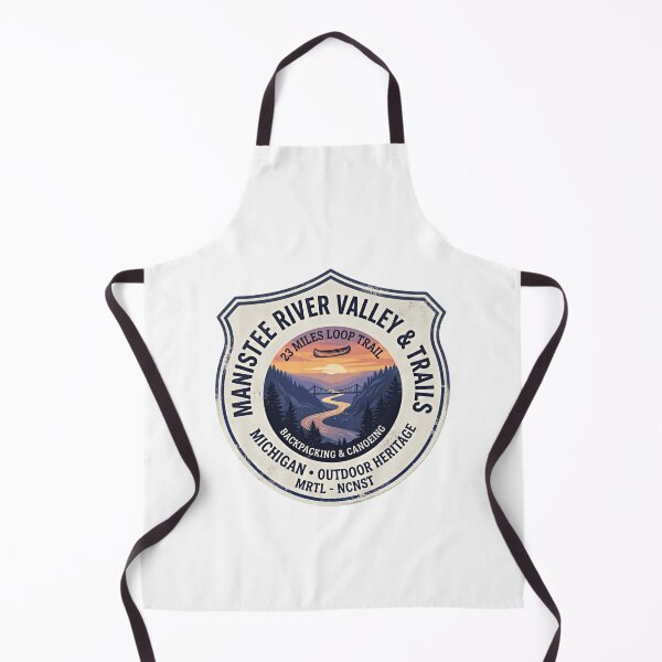 Item preview, Manistee River Valley & Trails Michigan Backpacking Canoeing Hiking designed and sold by Simsimah26Parks.