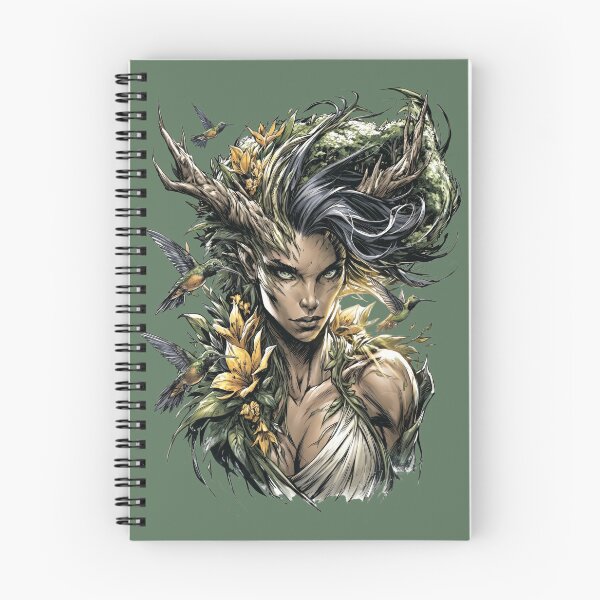 Item preview, Forest Goddess and Hummingbirds designed and sold by MythicMood.