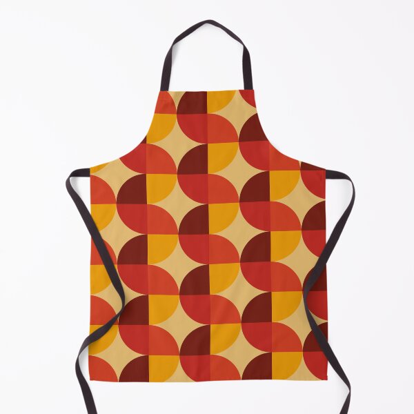 Item preview, The red Waves 6E - retro pattern designed and sold by StefanStudioArt.