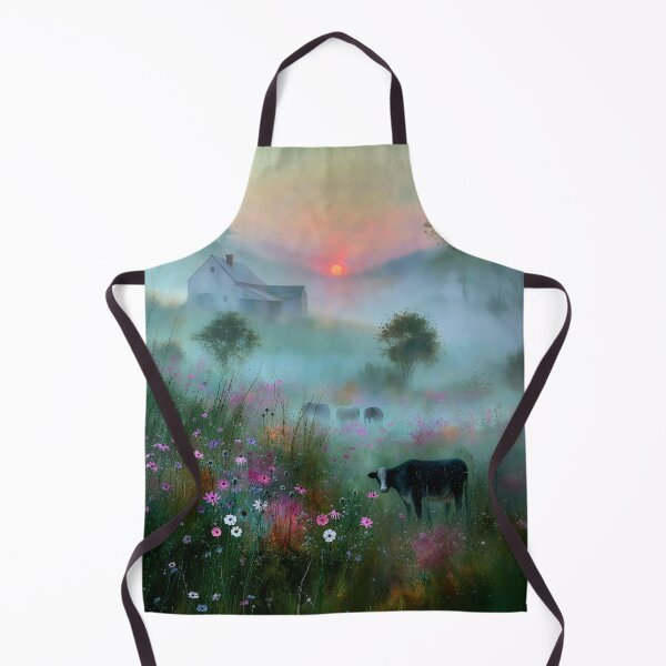 Item preview, Cow in The Morning Mist designed and sold by Blue Horse Photo Magic.
