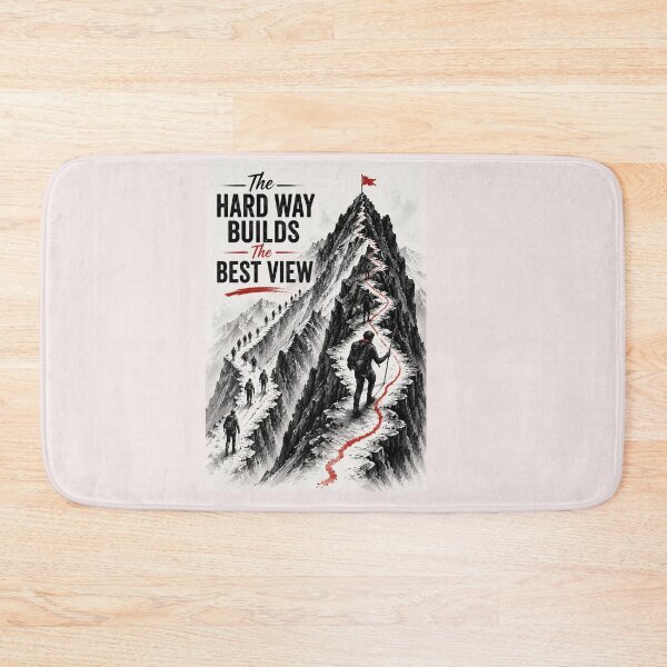 Item preview, The Hard Way Builds The Best View designed and sold by layalistoresa.