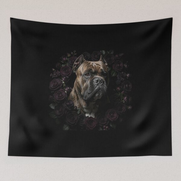 Item preview, Cane Corso | Floral Frame designed and sold by JanjjaSoulInk.