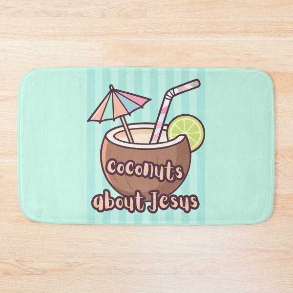 Item preview, Coconuts About Jesus Love Co Co Nuts Tropical Drink Beach Summer Cocktail designed and sold by Forevermore.