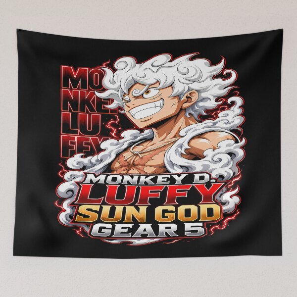 Item preview, Monkey D Luffy- Sun God- Nika Gear Fifth- Streetwear Aesthetic Design designed and sold by Trinidesigns123.