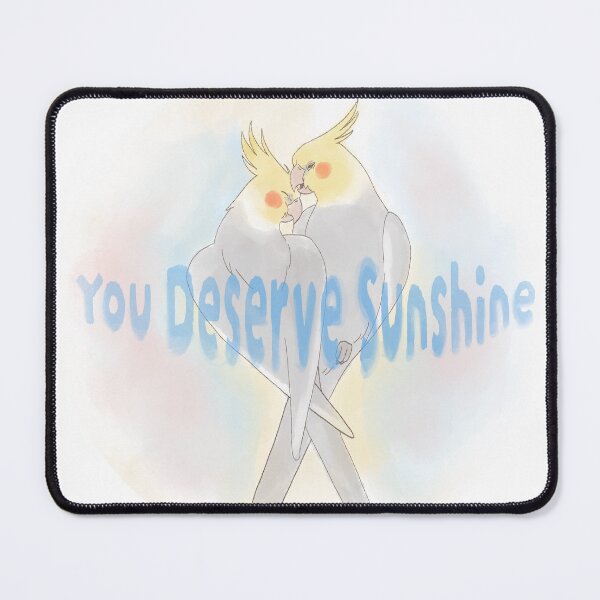 Item preview, You Deserve Sunshine - Cockatiels designed and sold by Sonderdaisies.