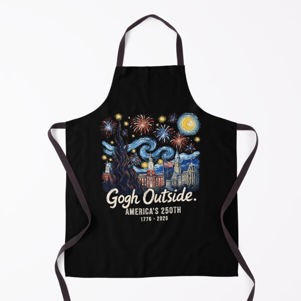 Item preview, Gogh Outside America’s 250th Independence Day Starry Night designed and sold by Mind-Drift.