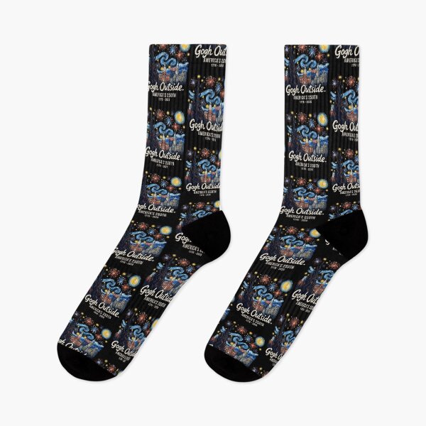 Item preview, Gogh Outside America’s 250th Independence Day Starry Night designed and sold by Mind-Drift.