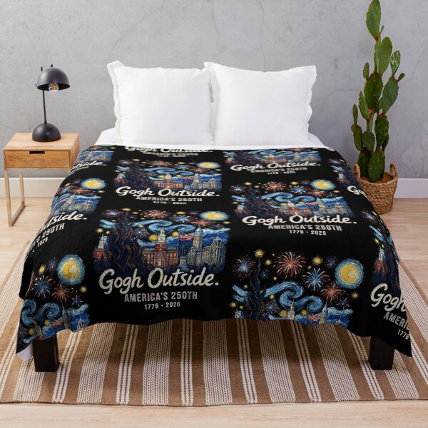 Item preview, Gogh Outside America’s 250th Independence Day Starry Night designed and sold by Mind-Drift.
