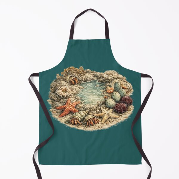 Item preview, Tide Pool Marine Biology Scientific Illustration designed and sold by MagicMakerPh⭐⭐⭐⭐⭐.