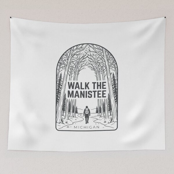 Item preview, Walk The Manistee Michigan Hiking Outdoors Explorer designed and sold by Simsimah26Parks.