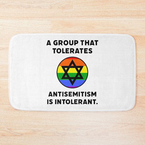 Item preview, A group that tolerates antisemitism is intolerant. designed and sold by Rachel the Artist .