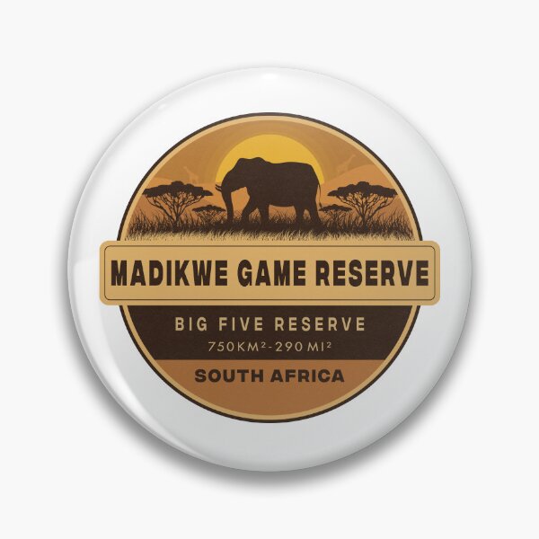 Item preview, Madikwe Game Reserve Vintage Safari Badge Design designed and sold by Vale150.