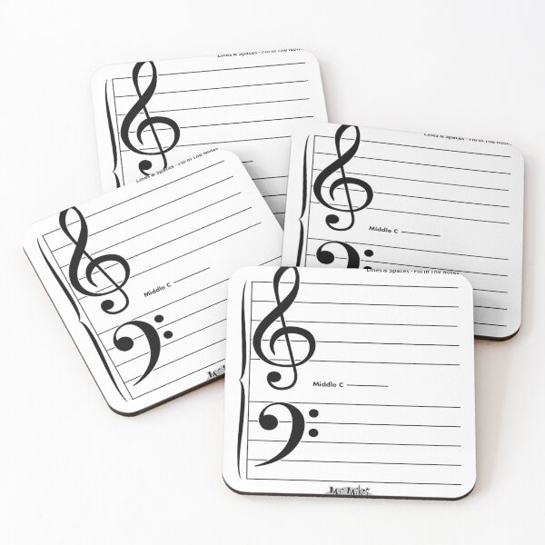 Item preview, mrmikesmusicmats - grand staff designed and sold by mwdrum.
