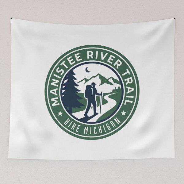 Item preview, Manistee River Trail Hike Michigan Outdoor Adventurer Hiker designed and sold by Simsimah26Parks.