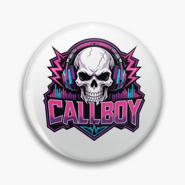Item preview, CALLBOY Skull Headphones Festival Design designed and sold by OphiraBloom.