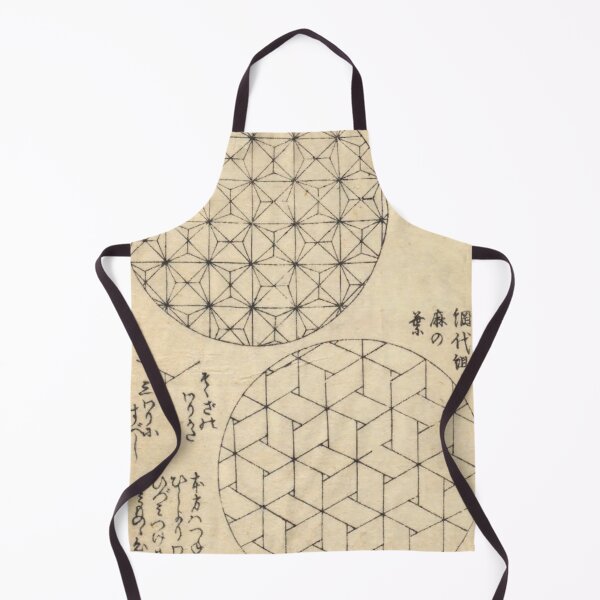 Item preview, Vintage Japanese Geometric Pattern - Katsushika Hokusai Asanoha Design designed and sold by vekotpu.
