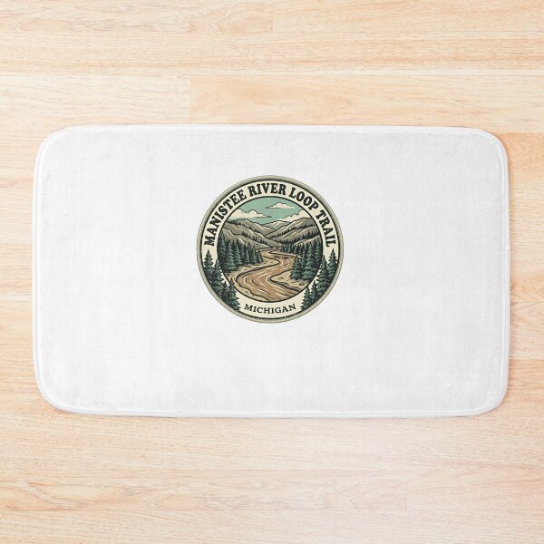 Item preview, Manistee River Loop Trail Michigan Hiking Adventure Explorer designed and sold by Simsimah26Parks.