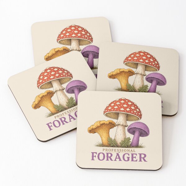 Item preview, Professional Forager – Vintage Mushroom Cottagecore Nature Lover Design designed and sold by Moonwoven Studio.