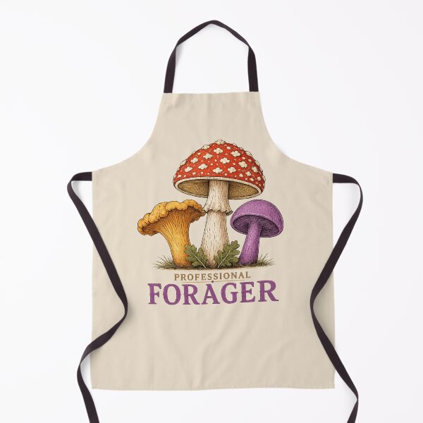 Item preview, Professional Forager – Vintage Mushroom Cottagecore Nature Lover Design designed and sold by Moonwoven Studio.