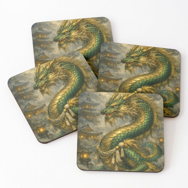 Item preview, The Emerald Dragon of the Mist designed and sold by ITSimagination.