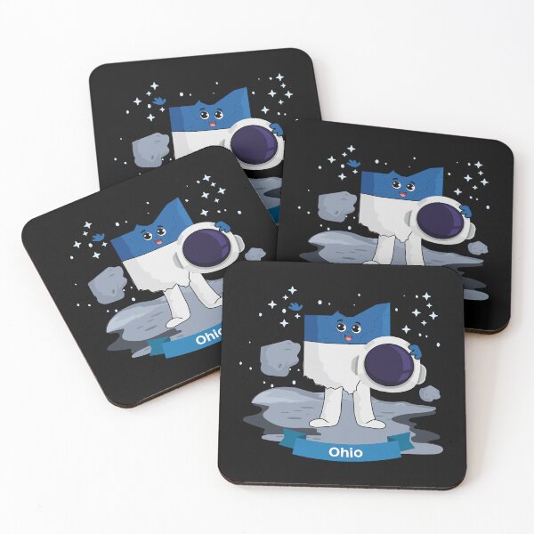 Item preview, Ohio Astronaut Space Adventure Cute Character designed and sold by Travel.Art.