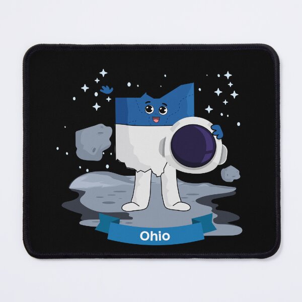 Item preview, Ohio Astronaut Space Adventure Cute Character designed and sold by Travel.Art.