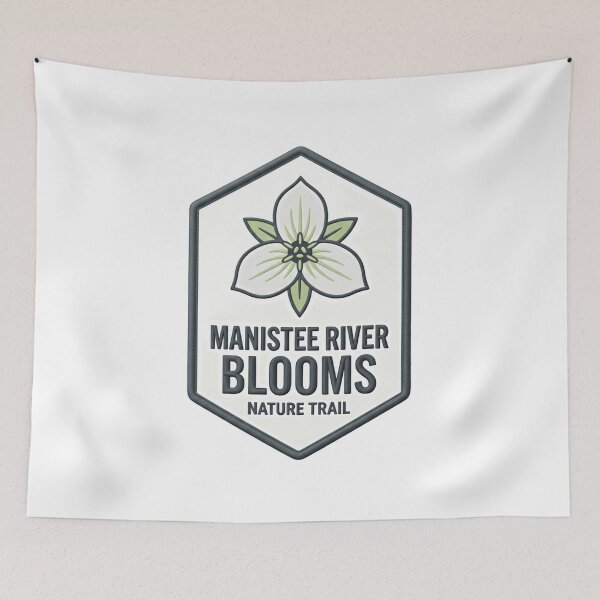Item preview, Manistee River Blooms Nature Trail Michigan Wildflowers Hiking designed and sold by Simsimah26Parks.