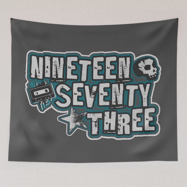 Item preview, 1973 Nineteen Seventy Three Grunge designed and sold by ThePioneerWay.