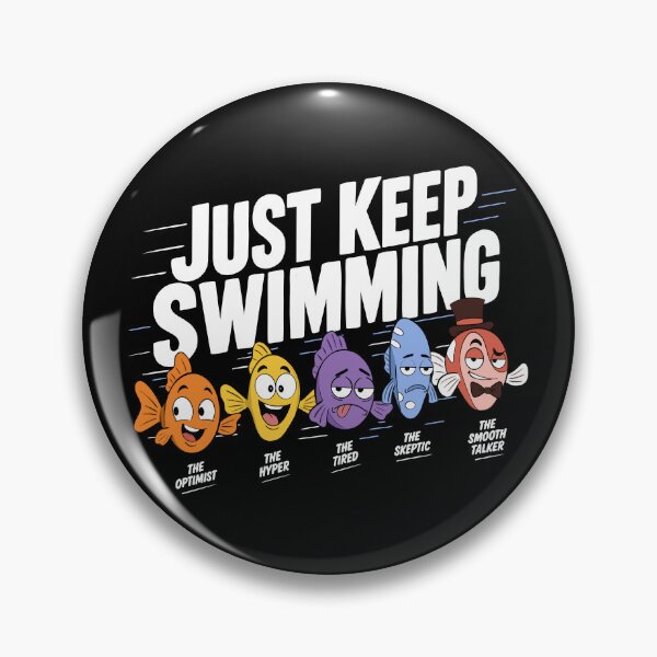 Item preview, Just Keep Swimming Fish Crew designed and sold by RitaRuni1992.