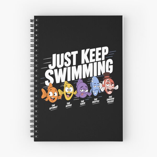 Item preview, Just Keep Swimming Fish Crew designed and sold by RitaRuni1992.