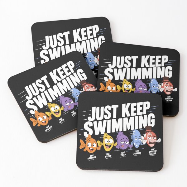 Item preview, Just Keep Swimming Fish Crew designed and sold by RitaRuni1992.