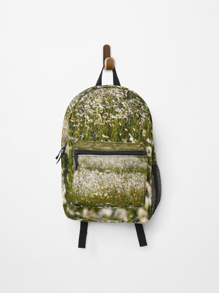 Thumbnail 1 of 3, Backpack, Field Daises designed and sold by DavidRMurphy.