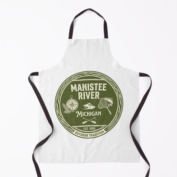 Item preview, Manistee River Michigan Est. 1855 Outdoor Tradition Fishing Angler designed and sold by Simsimah26Parks.