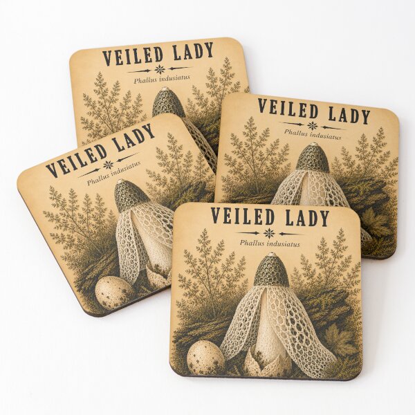 Item preview, Veiled Lady Mushroom designed and sold by StudioBloodmoon.