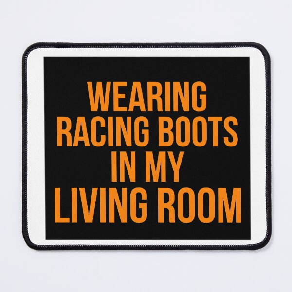 Item preview, Racing Boots Indoors - Sim Racing Humor designed and sold by GarageGraphics.