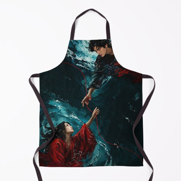 Item preview, The Current – Red Thread of Fate Fantasy Art designed and sold by bensalvati.