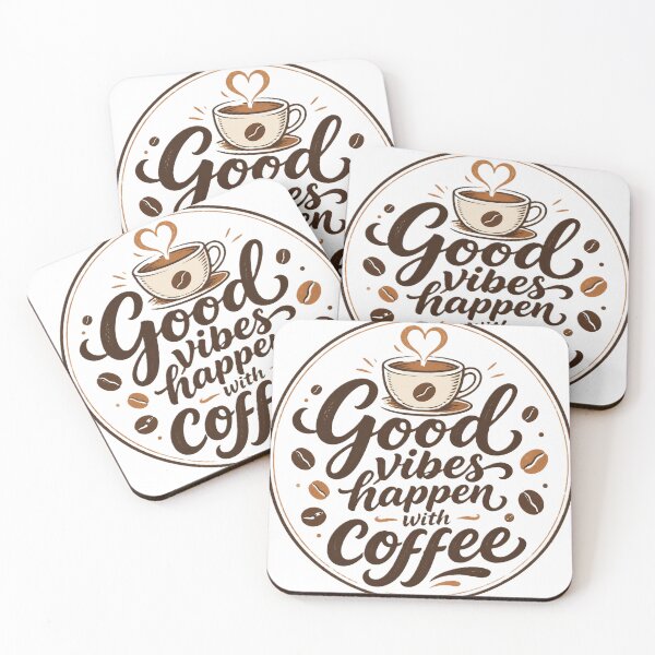 Item preview, Good Vibes Coffee Quote Design designed and sold by ali prints.