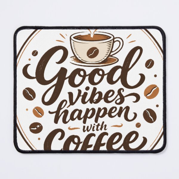 Item preview, Good Vibes Coffee Quote Design designed and sold by ali prints.