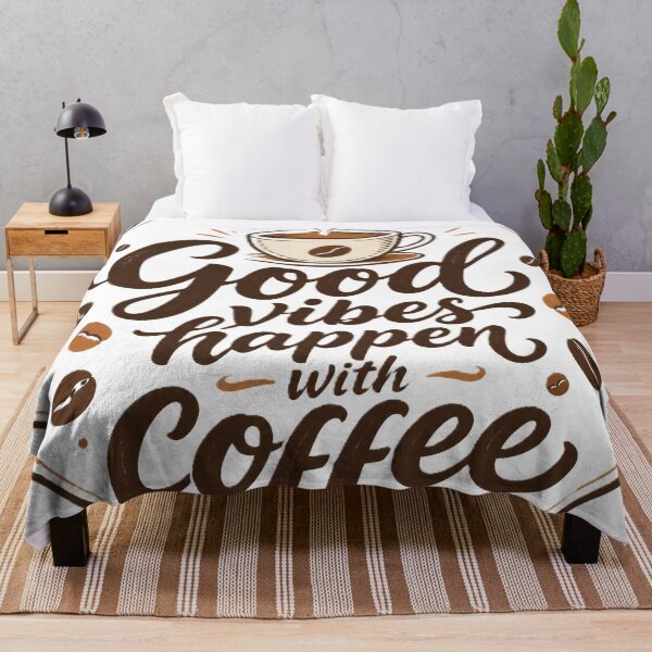 Item preview, Good Vibes Coffee Quote Design designed and sold by ali prints.