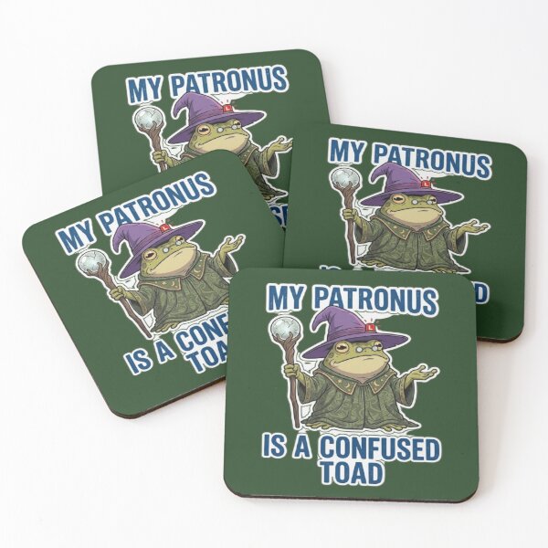 Item preview, My Patronus Is A Confused Toad Funny Wizard Fantasy Art designed and sold by My-Hoodies.