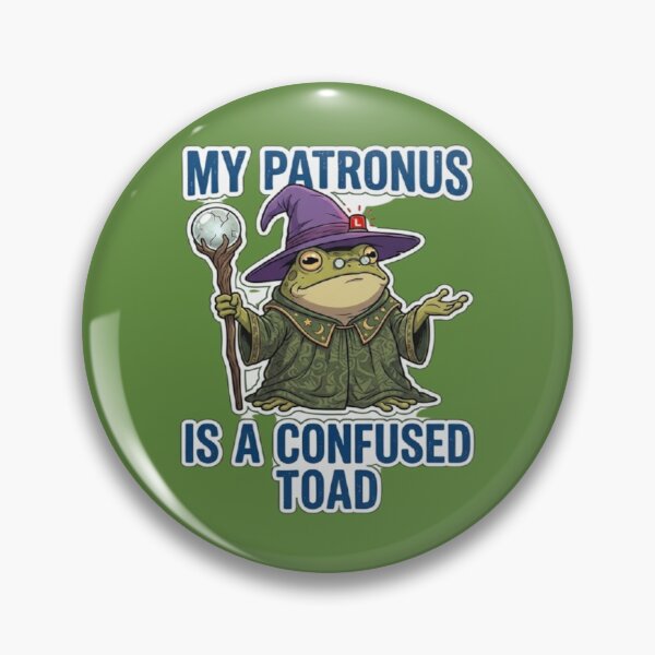 Item preview, My Patronus Is A Confused Toad Funny Wizard Fantasy Art designed and sold by My-Hoodies.