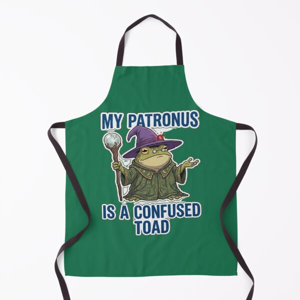 Item preview, My Patronus Is A Confused Toad Funny Wizard Fantasy Art designed and sold by My-Hoodies.