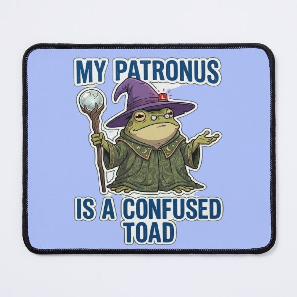 Item preview, My Patronus Is A Confused Toad Funny Wizard Fantasy Art designed and sold by My-Hoodies.