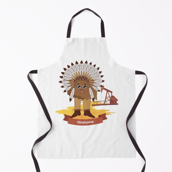 Item preview, Oklahoma Heritage Adventure Cute Cartoon Character designed and sold by Travel.Art.
