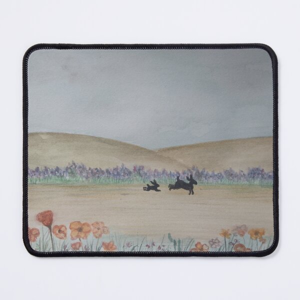 Item preview, Bounding Hares designed and sold by RoseGrayInk.