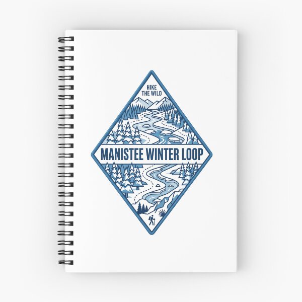 Item preview, Hike The Wild Manistee Winter Loop Winter Hiking Trail designed and sold by Simsimah26Parks.